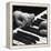 The Hands of Pianist Josef Hofmann on Piano Keyboard-Gjon Mili-Framed Premier Image Canvas