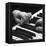 The Hands of Pianist Josef Hofmann on Piano Keyboard-Gjon Mili-Framed Premier Image Canvas