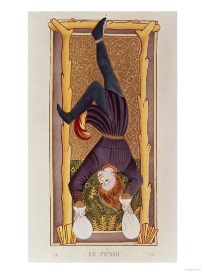 The Hanged Man Tarot Card French Giclee Print Art Com
