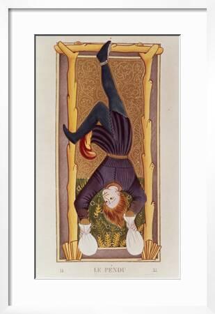 The Hanged Man Tarot Card French Giclee Print Art Com