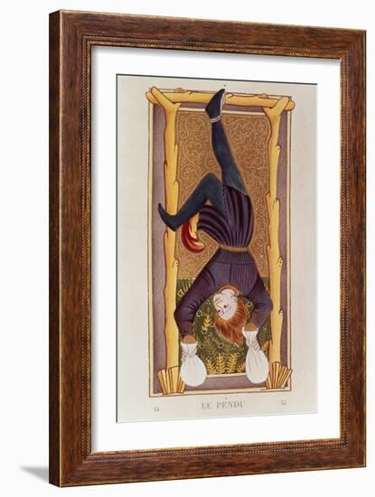 The Hanged Man, Tarot Card, French-null-Framed Giclee Print