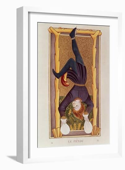 The Hanged Man, Tarot Card, French-null-Framed Giclee Print