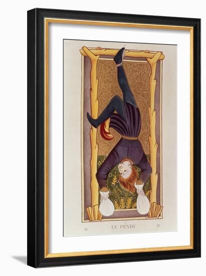 The Hanged Man, Tarot Card, French-null-Framed Giclee Print