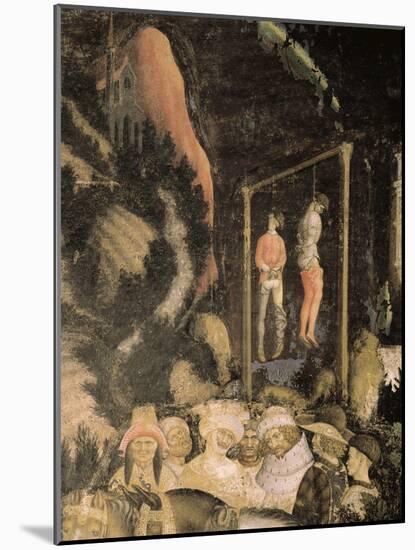 The Hanged Men, Detail from St George and the Princess, 1433-1435-Antonio Pisanello-Mounted Giclee Print
