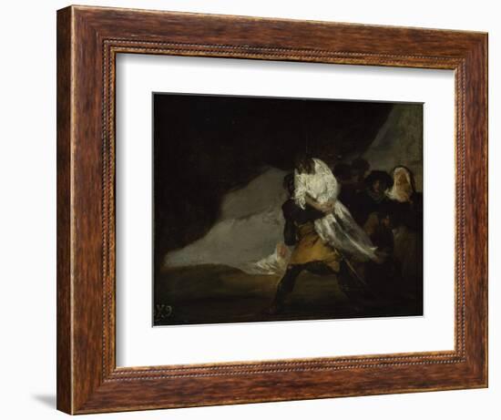 The Hanged Monk, C.1810-Francisco de Goya-Framed Giclee Print