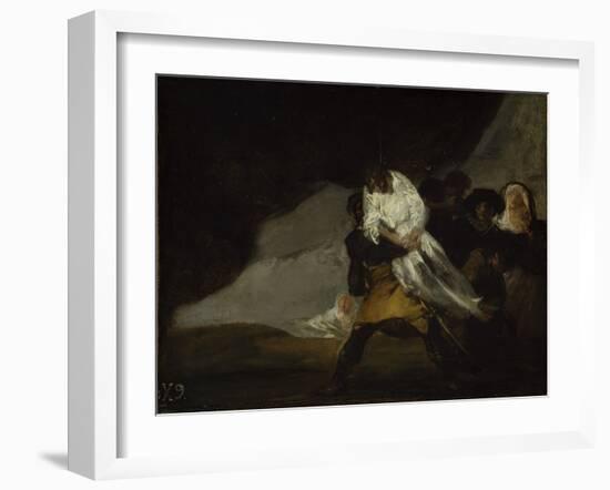 The Hanged Monk, C.1810-Francisco de Goya-Framed Giclee Print