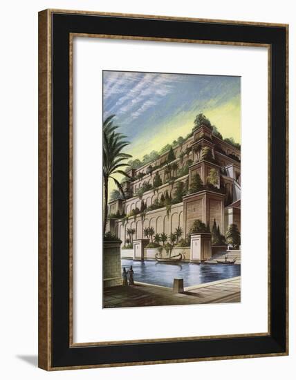 The Hanging Gardens of Babylon-null-Framed Giclee Print