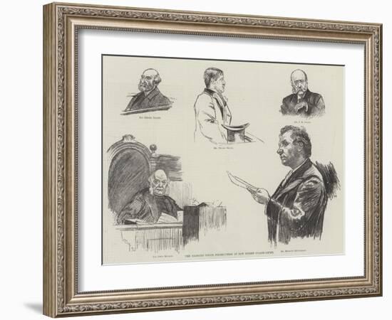The Hansard Union Prosecution at Bow Street Police-Court-William Douglas Almond-Framed Giclee Print