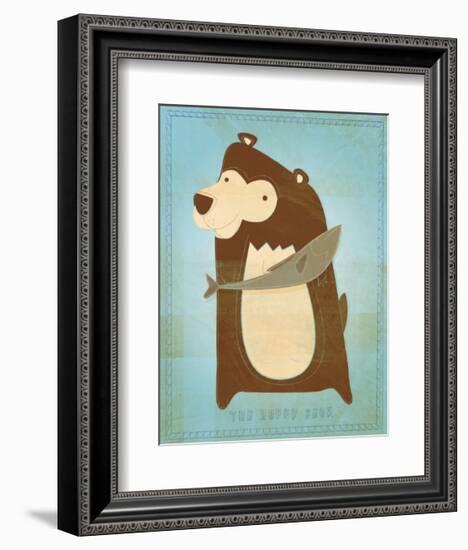 The Happy Bear-John Golden-Framed Giclee Print