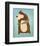 The Happy Bear-John Golden-Framed Art Print