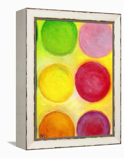 The Happy Dots 1, 2014-Nancy Moniz-Framed Premier Image Canvas