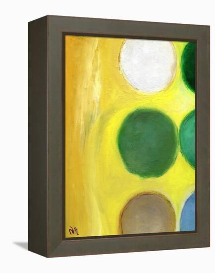 The Happy Dots 3, 2014-Nancy Moniz-Framed Premier Image Canvas