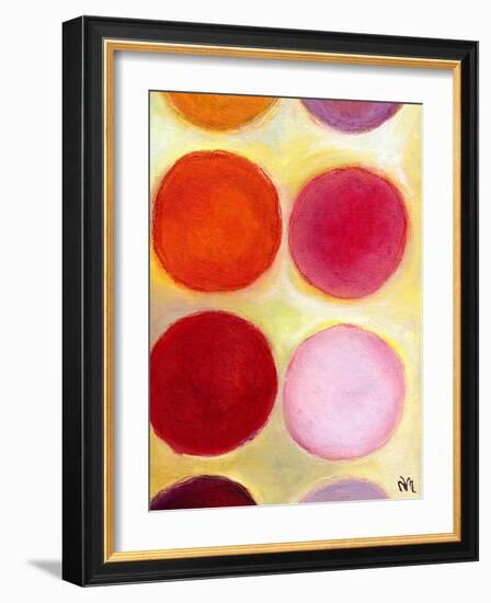 The Happy Dots 6, 2014-Nancy Moniz-Framed Giclee Print