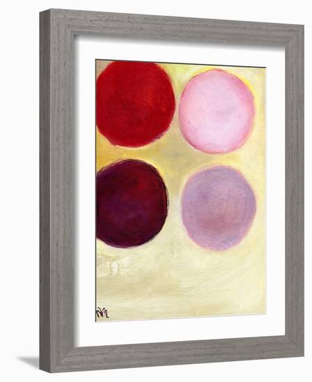 The Happy Dots 7, 2014-Nancy Moniz-Framed Giclee Print