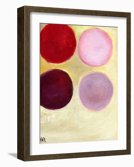 The Happy Dots 7, 2014-Nancy Moniz-Framed Giclee Print