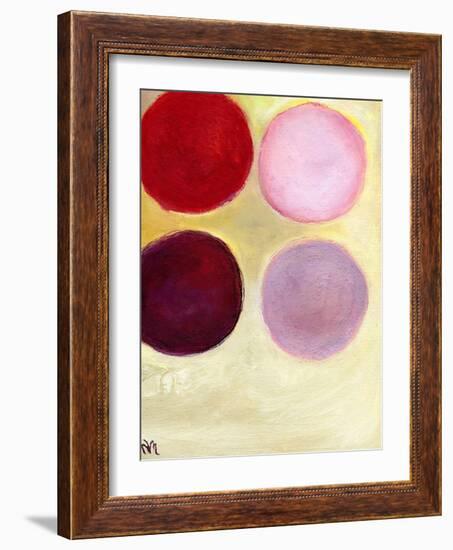 The Happy Dots 7, 2014-Nancy Moniz-Framed Giclee Print