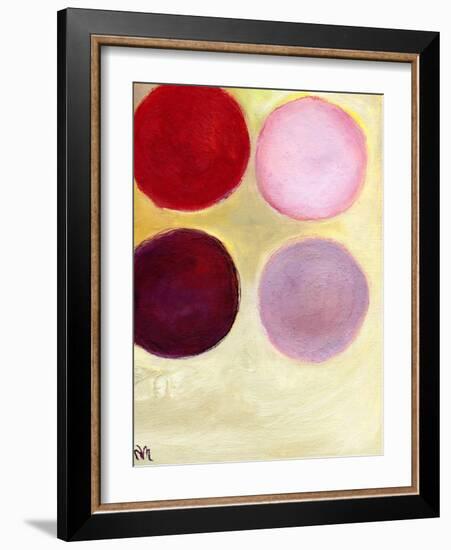 The Happy Dots 7, 2014-Nancy Moniz-Framed Giclee Print