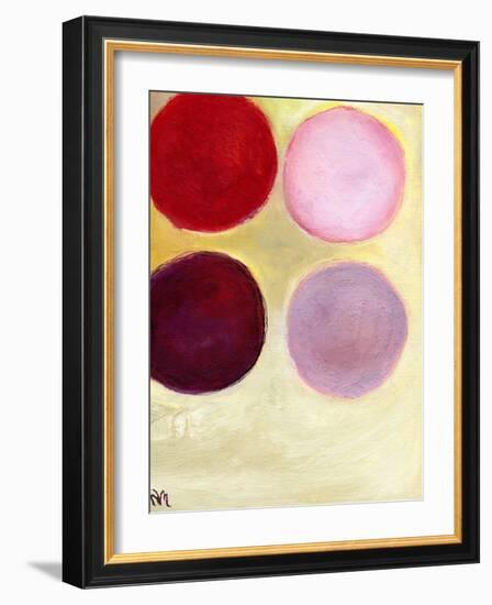 The Happy Dots 7, 2014-Nancy Moniz-Framed Giclee Print