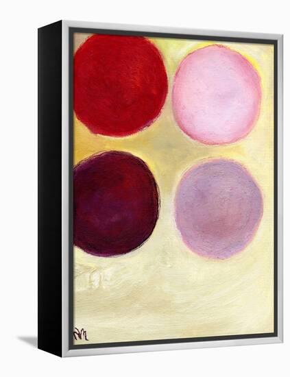 The Happy Dots 7, 2014-Nancy Moniz-Framed Premier Image Canvas