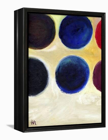 The Happy Dots 8, 2014-Nancy Moniz-Framed Premier Image Canvas