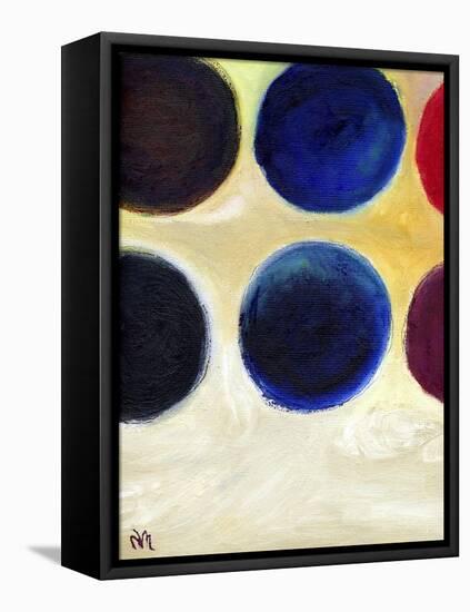 The Happy Dots 8, 2014-Nancy Moniz-Framed Premier Image Canvas