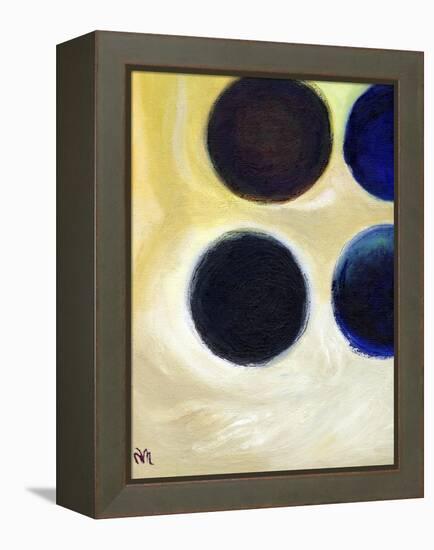 The Happy Dots 9, 2014-Nancy Moniz-Framed Premier Image Canvas