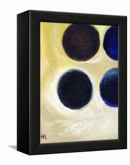 The Happy Dots 9, 2014-Nancy Moniz-Framed Premier Image Canvas