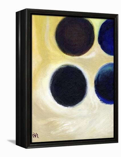 The Happy Dots 9, 2014-Nancy Moniz-Framed Premier Image Canvas