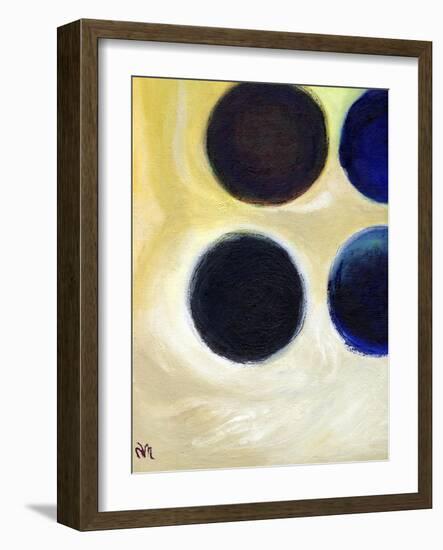 The Happy Dots 9, 2014-Nancy Moniz-Framed Giclee Print