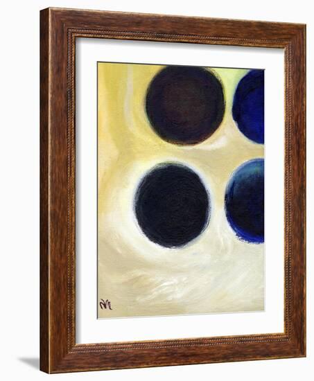 The Happy Dots 9, 2014-Nancy Moniz-Framed Giclee Print