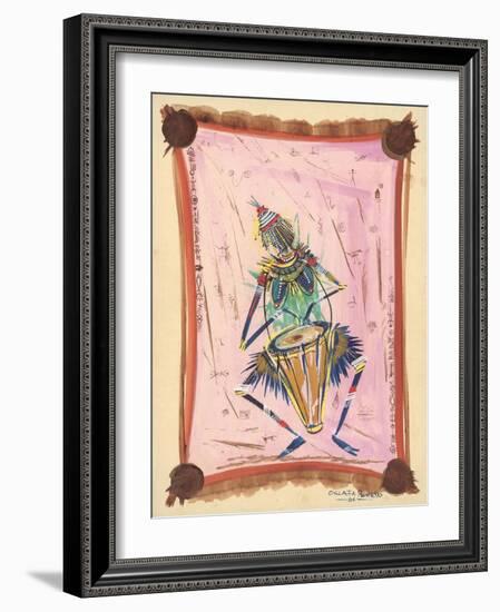 The Happy Drummer, 2004-Oglafa Ebitari Perrin-Framed Giclee Print