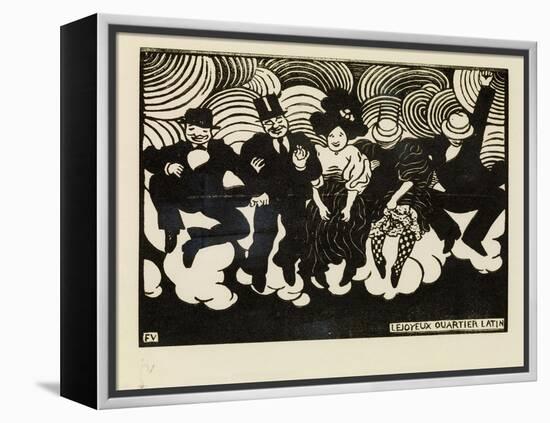 The Happy Latin Quarter-Félix Vallotton-Framed Premier Image Canvas