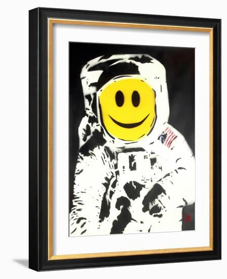 The Happynaut-Juan Sly-Framed Art Print