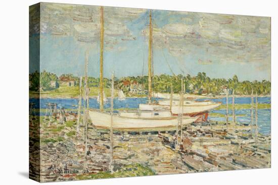 The Harbor, 1902-Frederick Childe Hassam-Framed Stretched Canvas