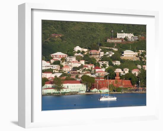 The Harbor at Charlotte Amalie, St. Thomas, Caribbean-Jerry & Marcy Monkman-Framed Photographic Print