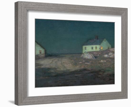 The Harbor Light, New York-Birge Harrison-Framed Giclee Print