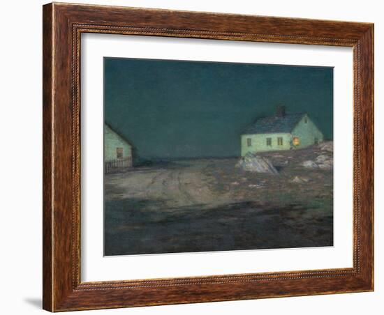 The Harbor Light, New York-Birge Harrison-Framed Giclee Print