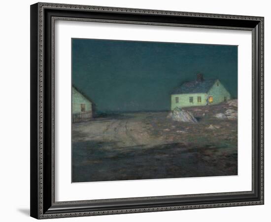 The Harbor Light, New York-Birge Harrison-Framed Giclee Print