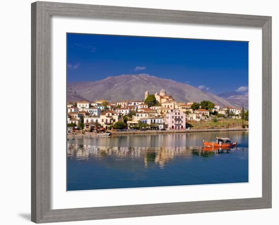 The Harbor of Galaxidi, Greece, Europe-null-Framed Photographic Print