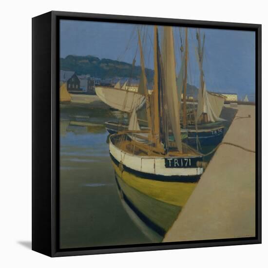 The Harbor-Félix Vallotton-Framed Premier Image Canvas