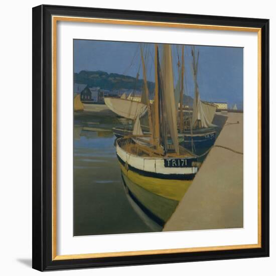 The Harbor-Félix Vallotton-Framed Giclee Print