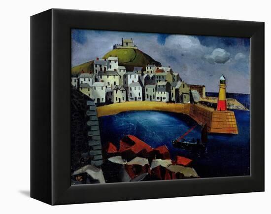 The Harbour, 1926-Christopher Wood-Framed Premier Image Canvas