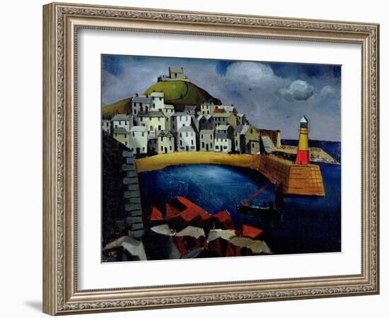 The Harbour, 1926-Christopher Wood-Framed Giclee Print