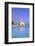 The Harbour and Agios Spyridon Church, Elafonisos Island, Laconia, The Peloponnese, Greece-Neil Farrin-Framed Photographic Print