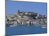 The Harbour and Ibiza Town, Ibiza, Balearic Islands, Spain, Europe-Firecrest Pictures-Mounted Photographic Print