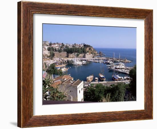The Harbour, Antalya, Anatolia, Turkey, Eurasia-Adam Woolfitt-Framed Photographic Print