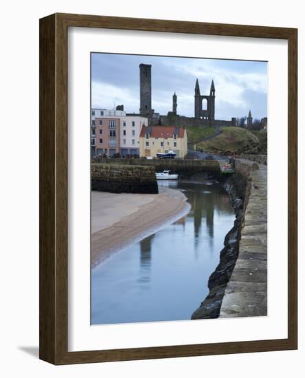 The Harbour at Dawn, St Andrews, Fife, Scotland-Mark Sunderland-Framed Photographic Print