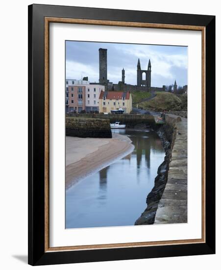 The Harbour at Dawn, St Andrews, Fife, Scotland-Mark Sunderland-Framed Photographic Print