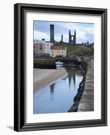 The Harbour at Dawn, St Andrews, Fife, Scotland-Mark Sunderland-Framed Photographic Print