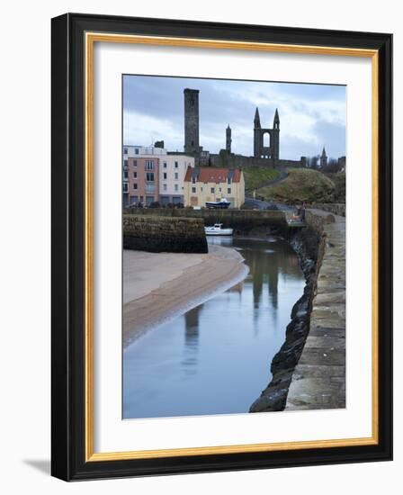 The Harbour at Dawn, St Andrews, Fife, Scotland-Mark Sunderland-Framed Photographic Print